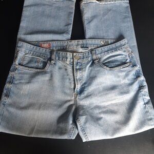 Nevada Dante SZ 38 x 32 Slim Boot Leg Vintage Men's Blue Jeans